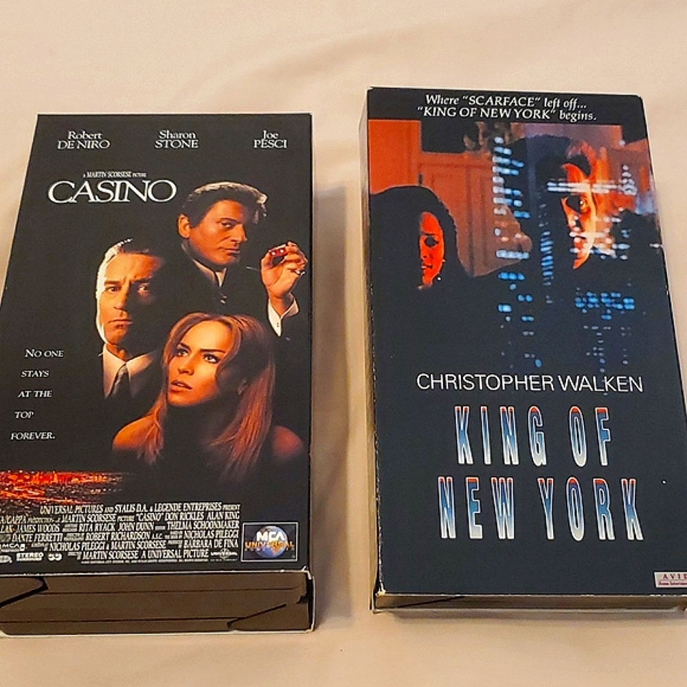 Casino & King of New York VHS